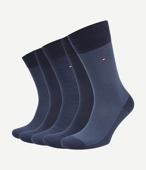 Tommy Hilfiger giftbox (5-pack) donkerblauw