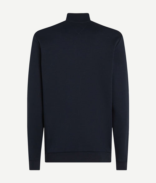 Tommy Hilfiger halve rits trui intechno donkerblauw | Regular-fit