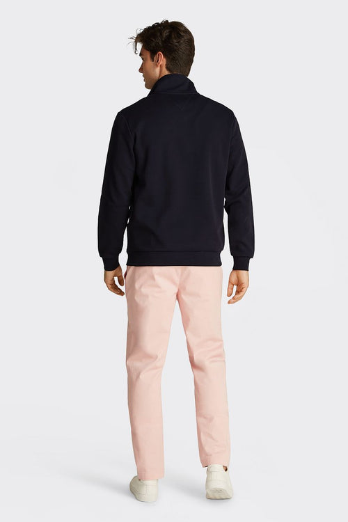 Tommy Hilfiger halve rits trui intechno donkerblauw | Regular-fit