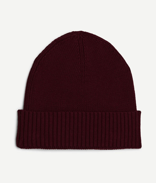 Tommy Hilfiger knitted muts bordeaux