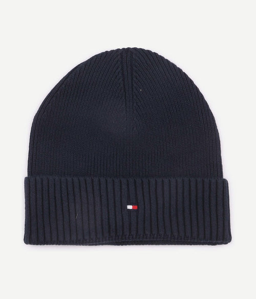 Tommy Hilfiger knitted muts donkerblauw
