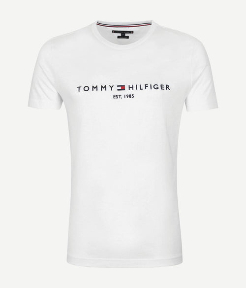 Tommy Hilfiger logo t-shirt wit