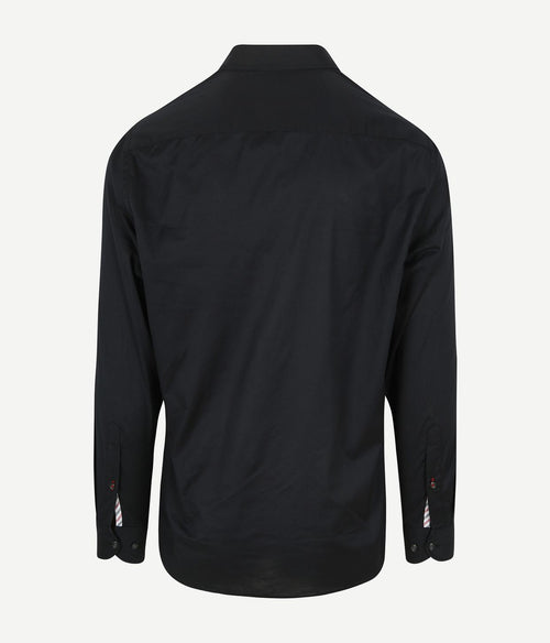 Tommy Hilfiger overhemd flex zwart | Regular-fit