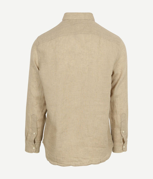 Overhemd linnen beige