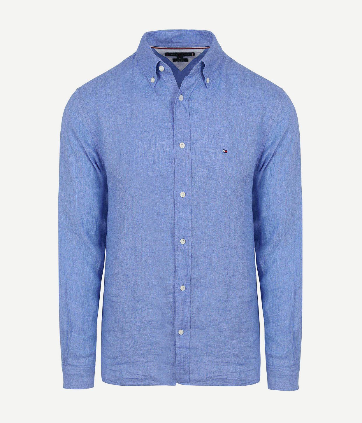 Tommy Hilfiger linnnen overhemd blauw