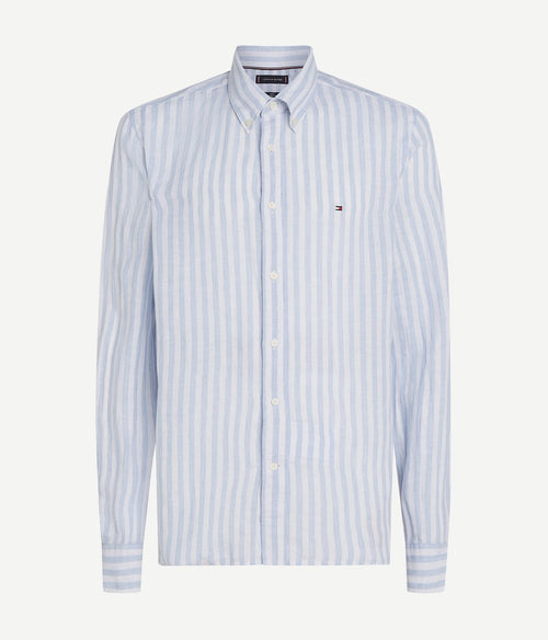 Overhemd linnen licht blauw