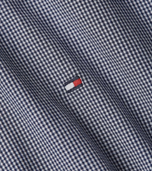 Tommy Hilfiger overhemd ruiten donkerblauw | Regular-fit