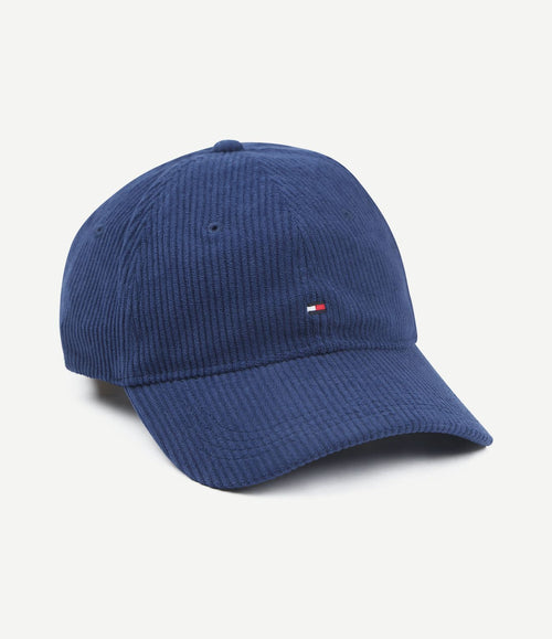 Pet corduroy donkerblauw