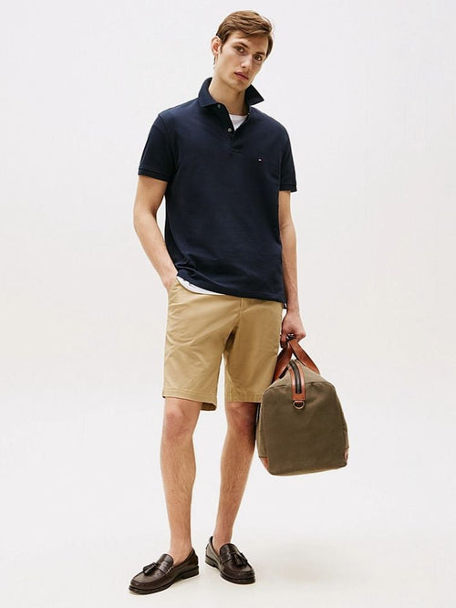 Tommy Hilfiger poloshirt regular donkerblauw
