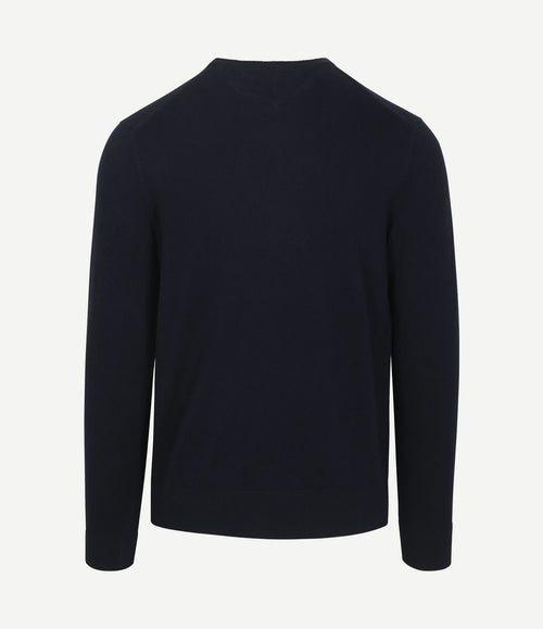 Pullover cotton kashmir donkerblauw