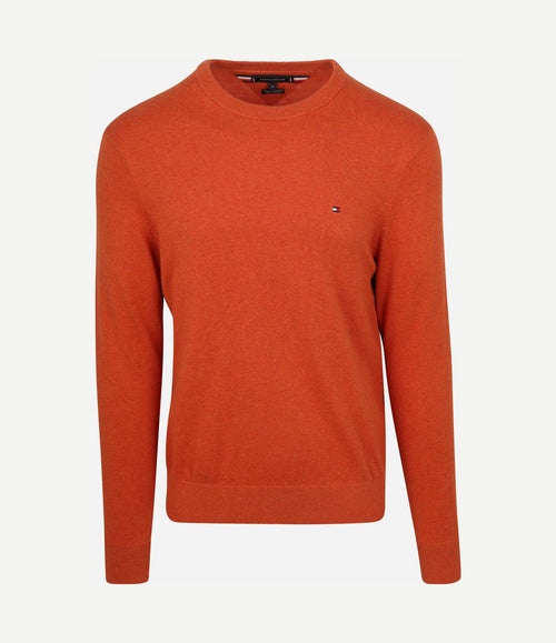 Pullover cotton kashmir oranje