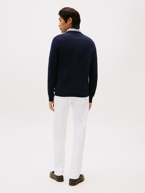 Pullover essential donkerblauw
