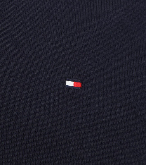 Tommy Hilfiger pullover v-hals donkerblauw | Regular-fit