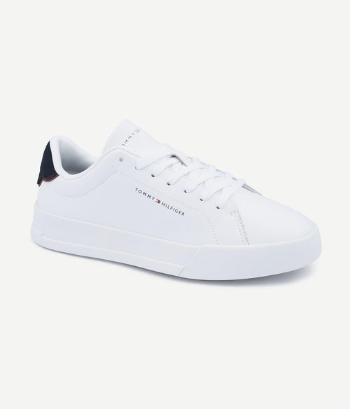 Sneaker leather court white