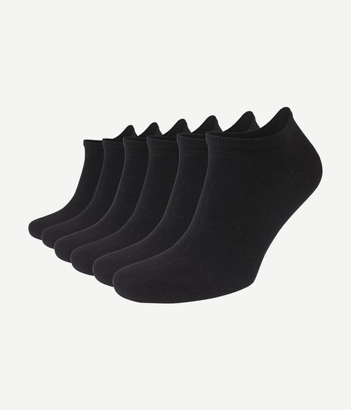 Sneakersok (6-pack) zwart