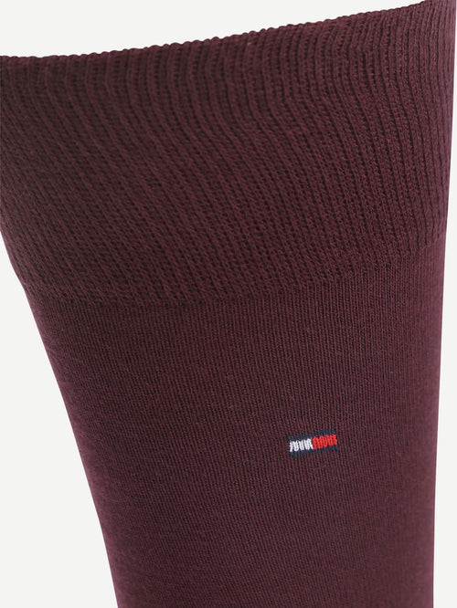 Tommy Hilfiger classic (2-pack) sokken burgundy zwart