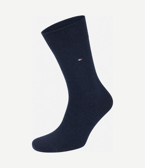 (2-pack) sokken birdseye donkerblauw bordeaux