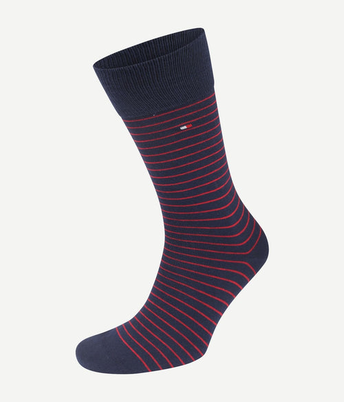 Tommy Hilfiger sokken 2 paar donkerblauw streep
