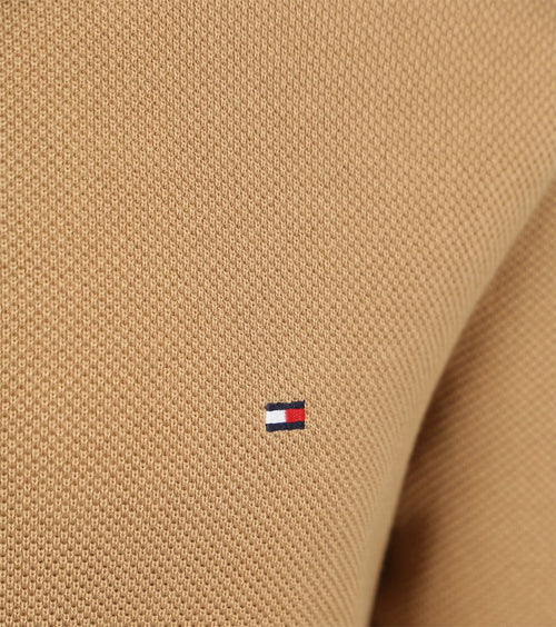 Tommy Hilfiger structure trui bruin | Regular-fit