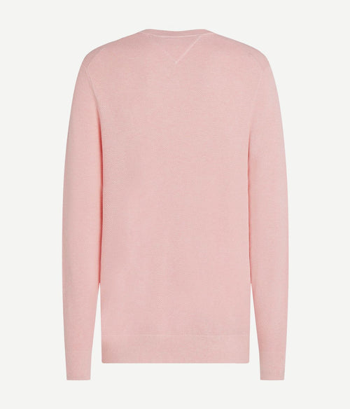 Tommy Hilfiger structure trui roze | Regular-fit