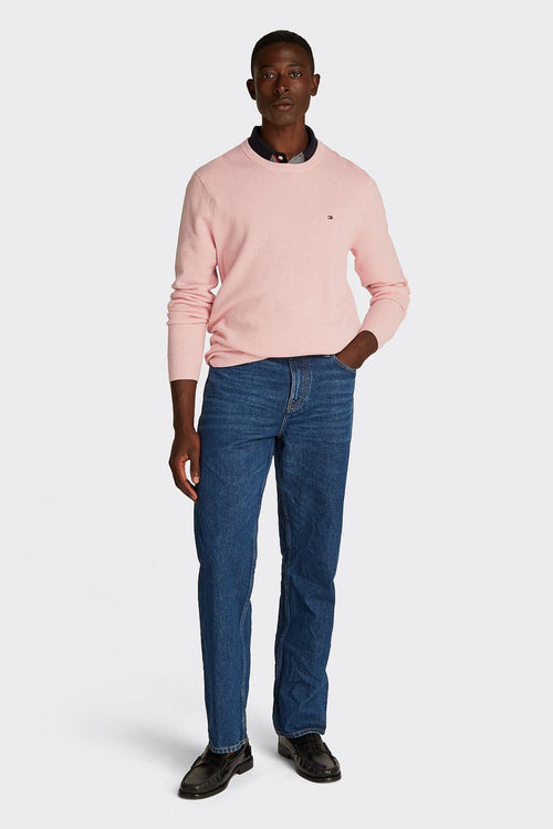 Tommy Hilfiger structure trui roze | Regular-fit