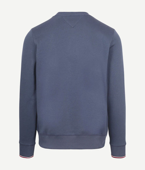 Tommy Hilfiger sweater logo tipped donkerblauw | Regular-fit