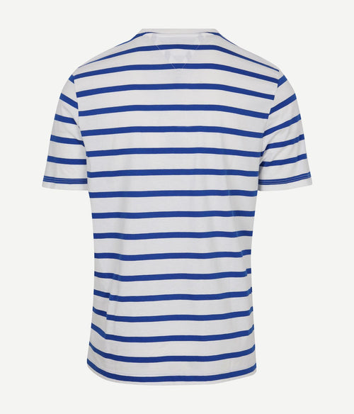 T-shirt streep blauw