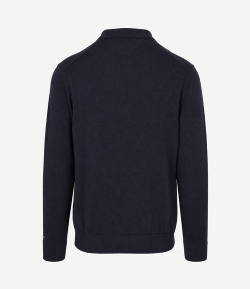 Long sleeve poloshirt checks