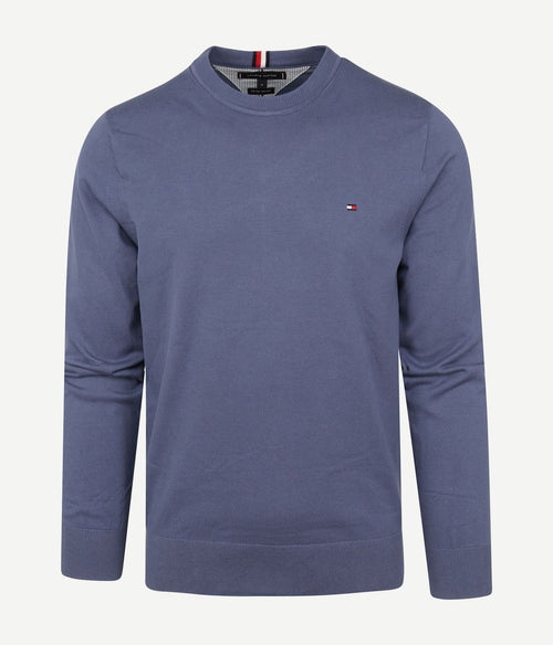 Trui indigo blauw 1985