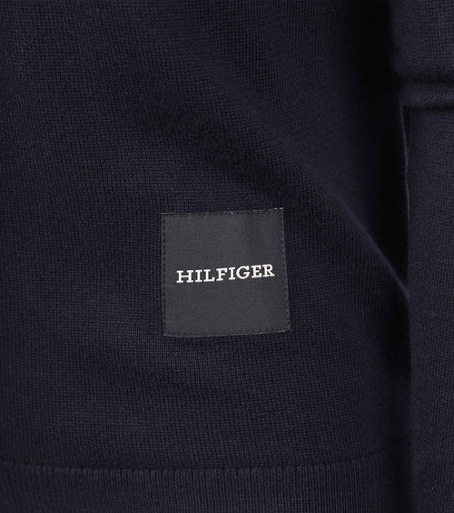 Tommy Hilfiger vest monotype donkerblauw | Regular-fit