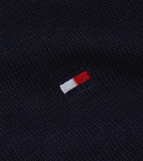 Tommy Hilfiger vest zip donkerblauw | Regular-fit