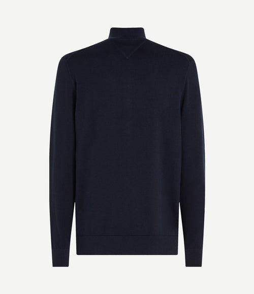 Vest zip donkerblauw