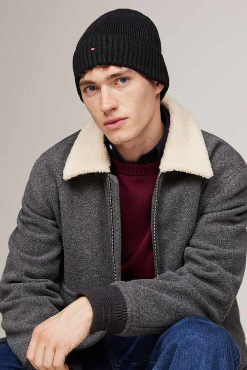 Tommy Hilfiger knitted muts grijs