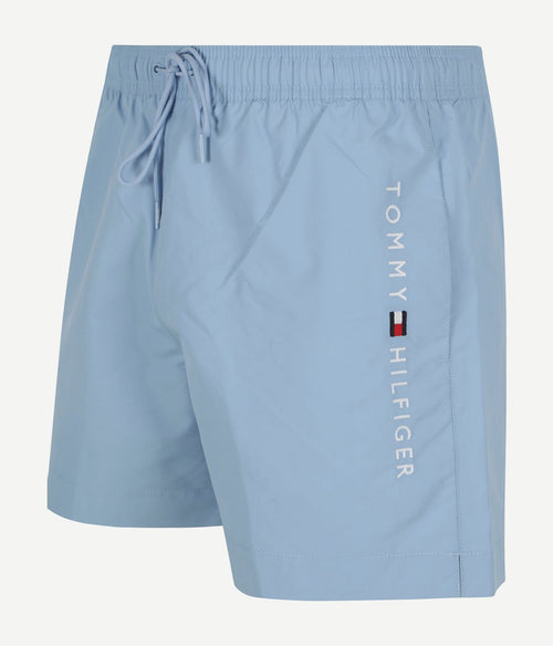 Tommy Hilfiger zwembroek logo lichtblauw | Regular-fit