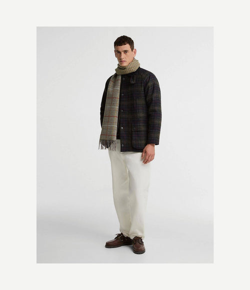 Sjaal macklow reversible lambswool tweed multi