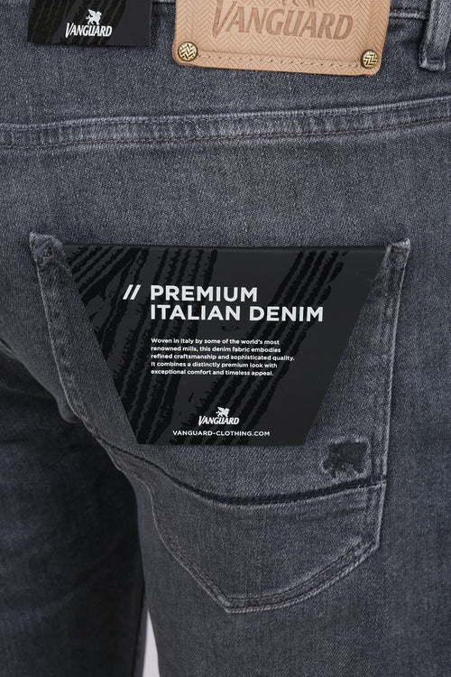 V40 rider jeans steel grey
