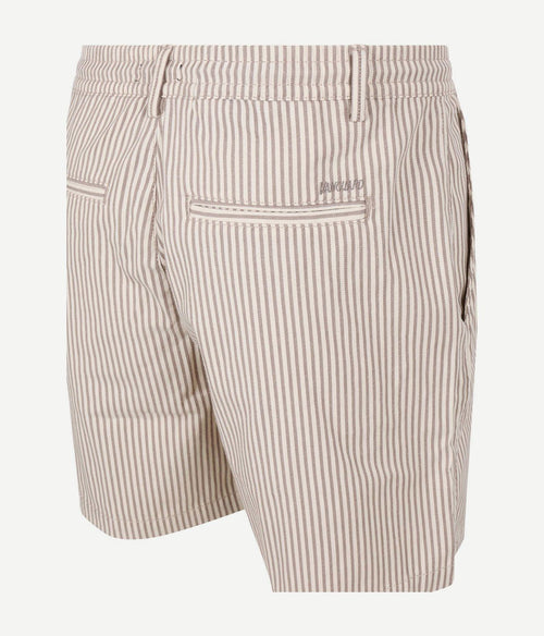 Relaxed short stripes beige