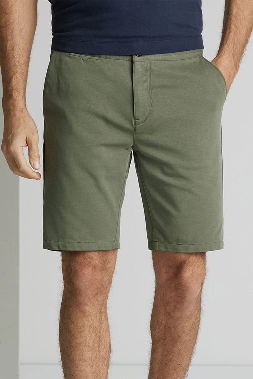 Vanguard chino short twill donkergroen