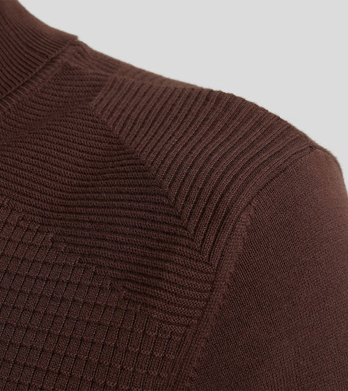 Vanguard coltrui structuur bruin | Regular-fit