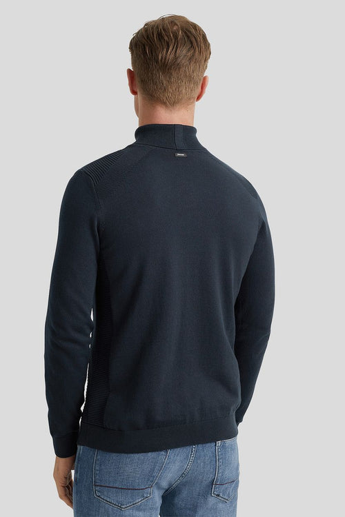 Coltrui structuur donkerblauw