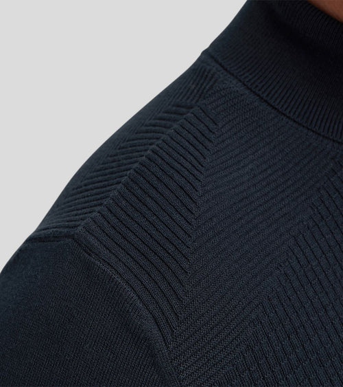 Vanguard coltrui structuur donkerblauw | Regular-fit