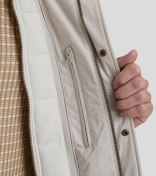 Vanguard jas v-double greige | Regular-fit
