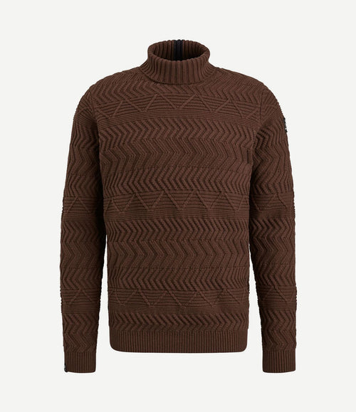 Knitted coltrui bruin