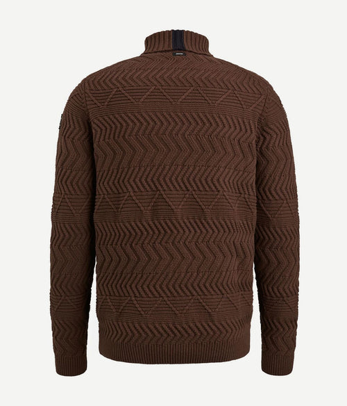 Vanguard knitted coltrui bruin | Regular-fit