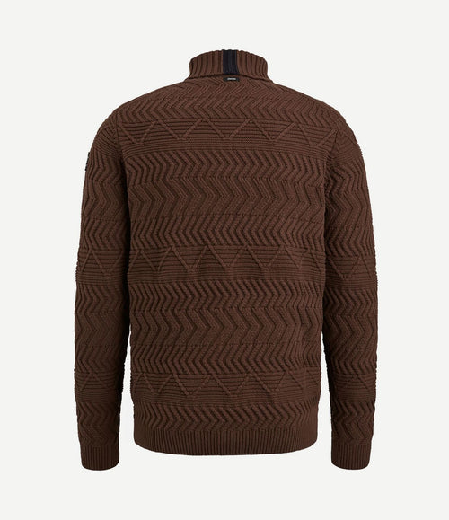 Knitted coltrui bruin