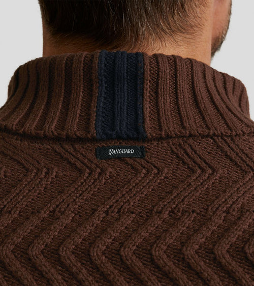 Knitted coltrui bruin