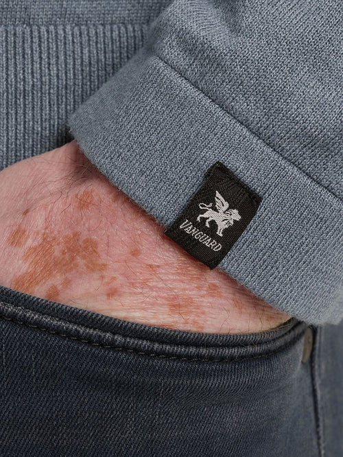 Longsleeve poloshirt blauw