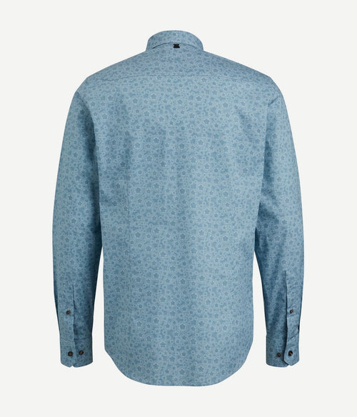 Vanguard overhemd print lichtblauw | Regular-fit