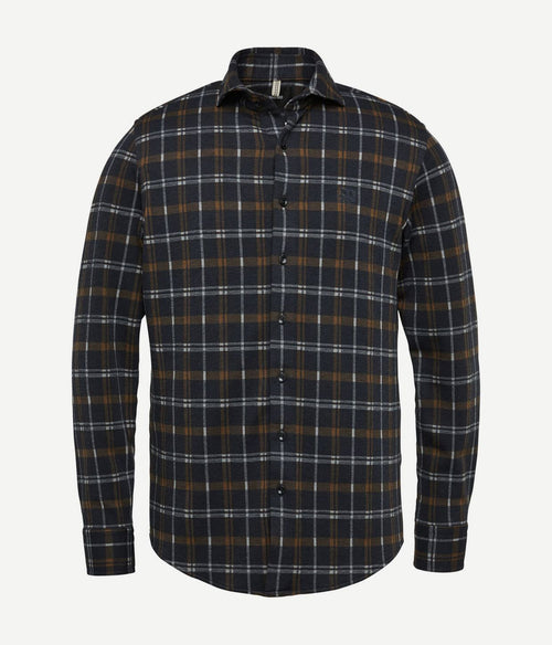 Vanguard overhemd ruit donkerblauw