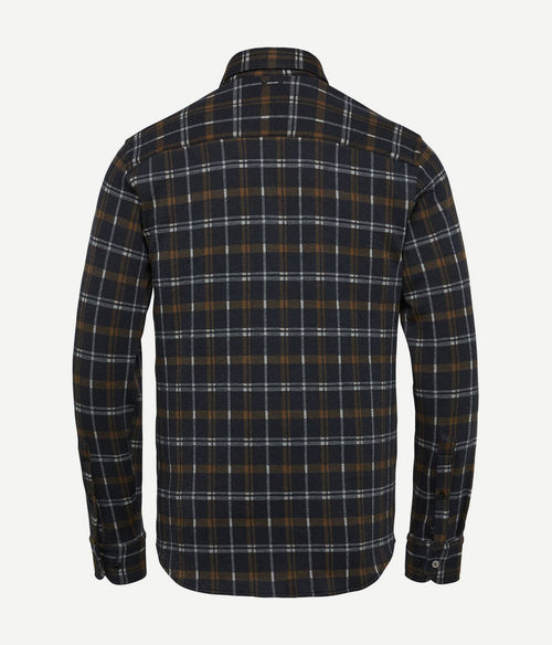 Vanguard overhemd ruit donkerblauw